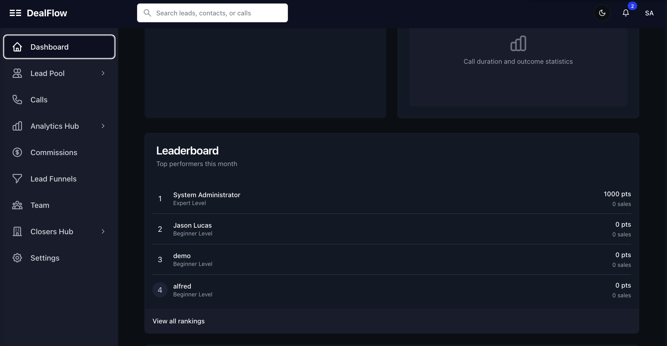 Deal Cards Platform Interface